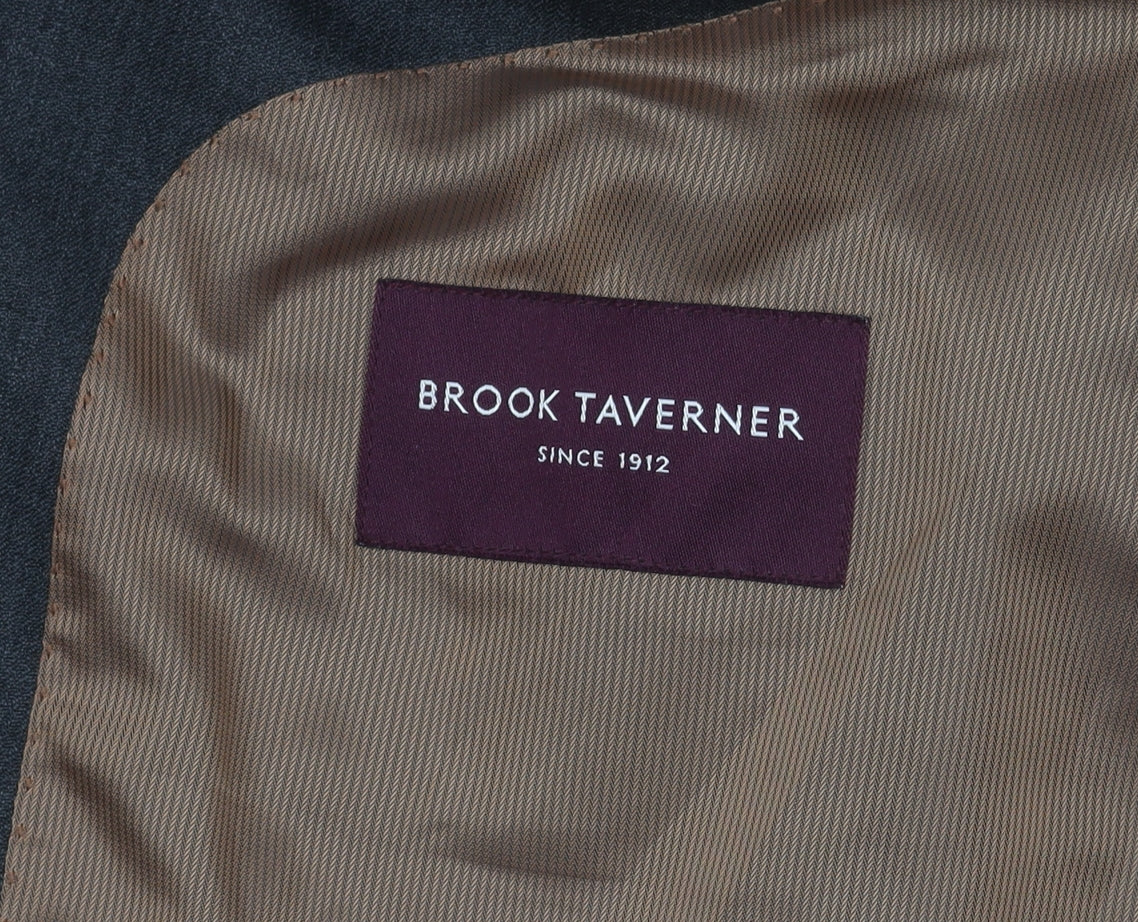 Brook Taverner Men's Black Blazer Jacket Size 52R