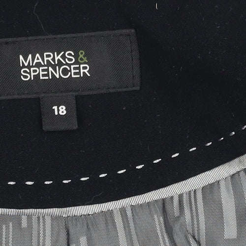 Marks and Spencer Women's Black Blazer Size 18