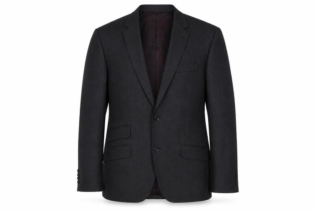Front view of Marks & Spencer Grey Men's Blazer 38S