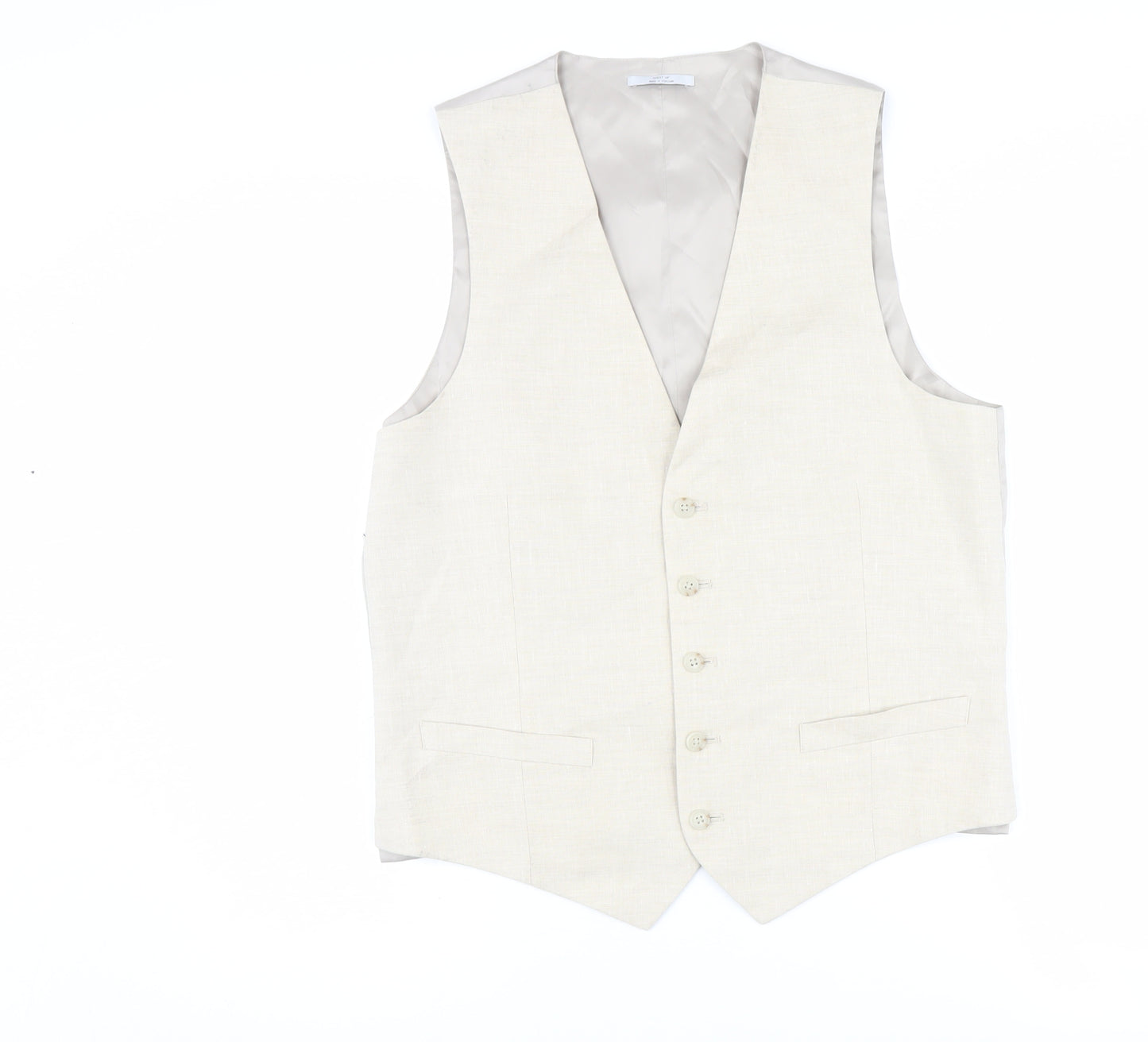Marks & Spencer Men's Beige Waistcoat 38R