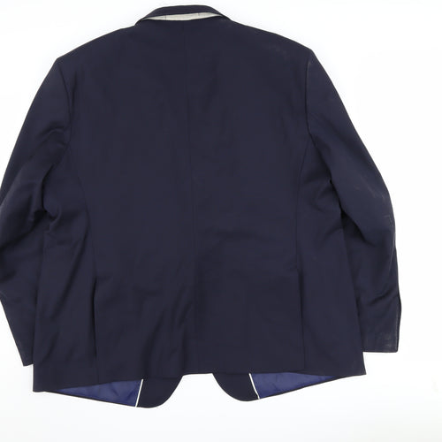 Marks and Spencer Men's Blue Blazer, Size 52R