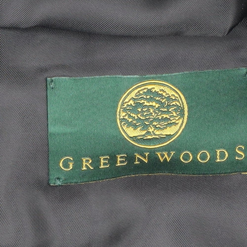 Greenwoods Men's Grey Herringbone Wool Blazer 42 REG