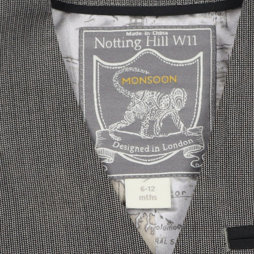Monsoon Boys Grey Vest Sleeveless 4-5 Years Uniform
