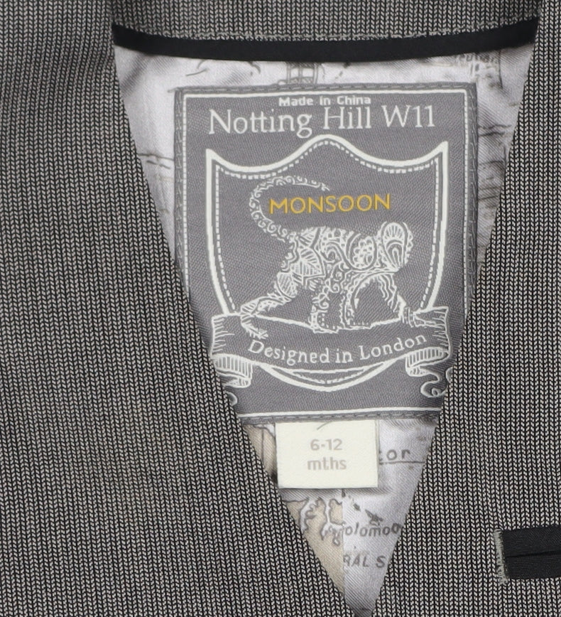 Monsoon Boys Grey Vest Sleeveless 4-5 Years Uniform