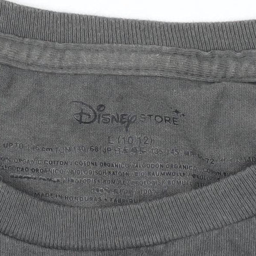 Disney Store Star Wars Kids Black Graphic T-Shirt - Size L