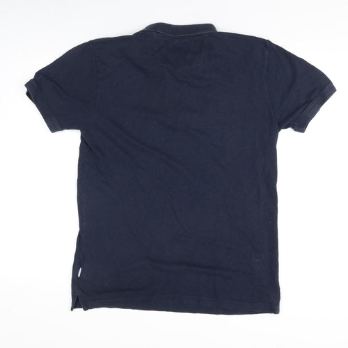 Peter Werth Men's Blue Polo Shirt L Short Sleeve Casual