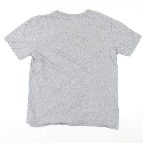 Nike Men's Grey Athletic Fit T-Shirt Medium