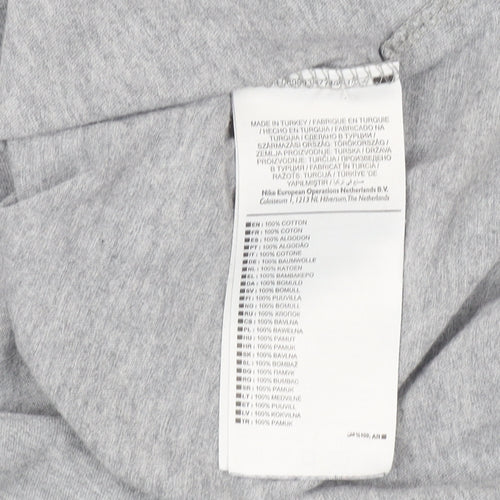Nike Men's Grey Athletic Fit T-Shirt Medium