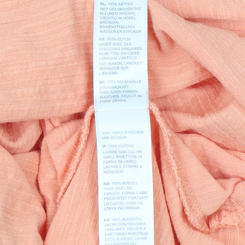 Fat Face Women’s Orange Cotton T-Shirt, Size 16, Casual