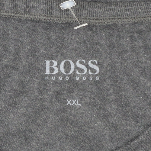 Hugo Boss Men's Grey Crew Neck T-Shirt 2XL