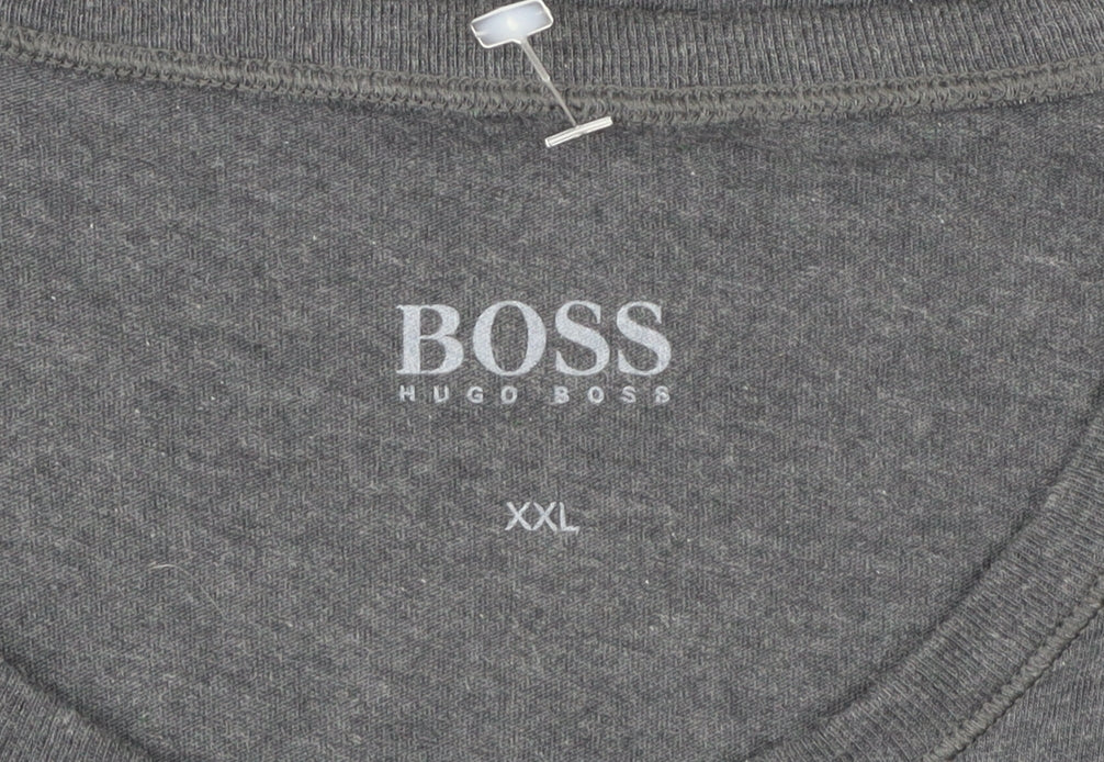 Hugo Boss Men's Grey Crew Neck T-Shirt 2XL