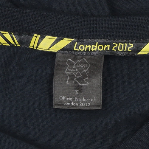 London 2012 Men's Black Olympic T-Shirt, Size S, Sports