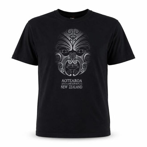 Kiwi Planet Men's Black M Graphic Cotton T-Shirt