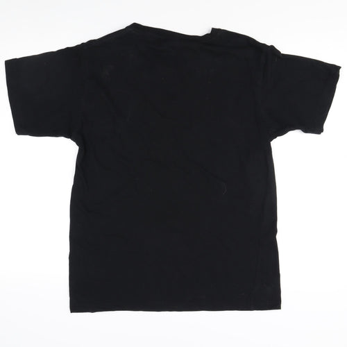 Kiwi Planet Men's Black M Graphic Cotton T-Shirt