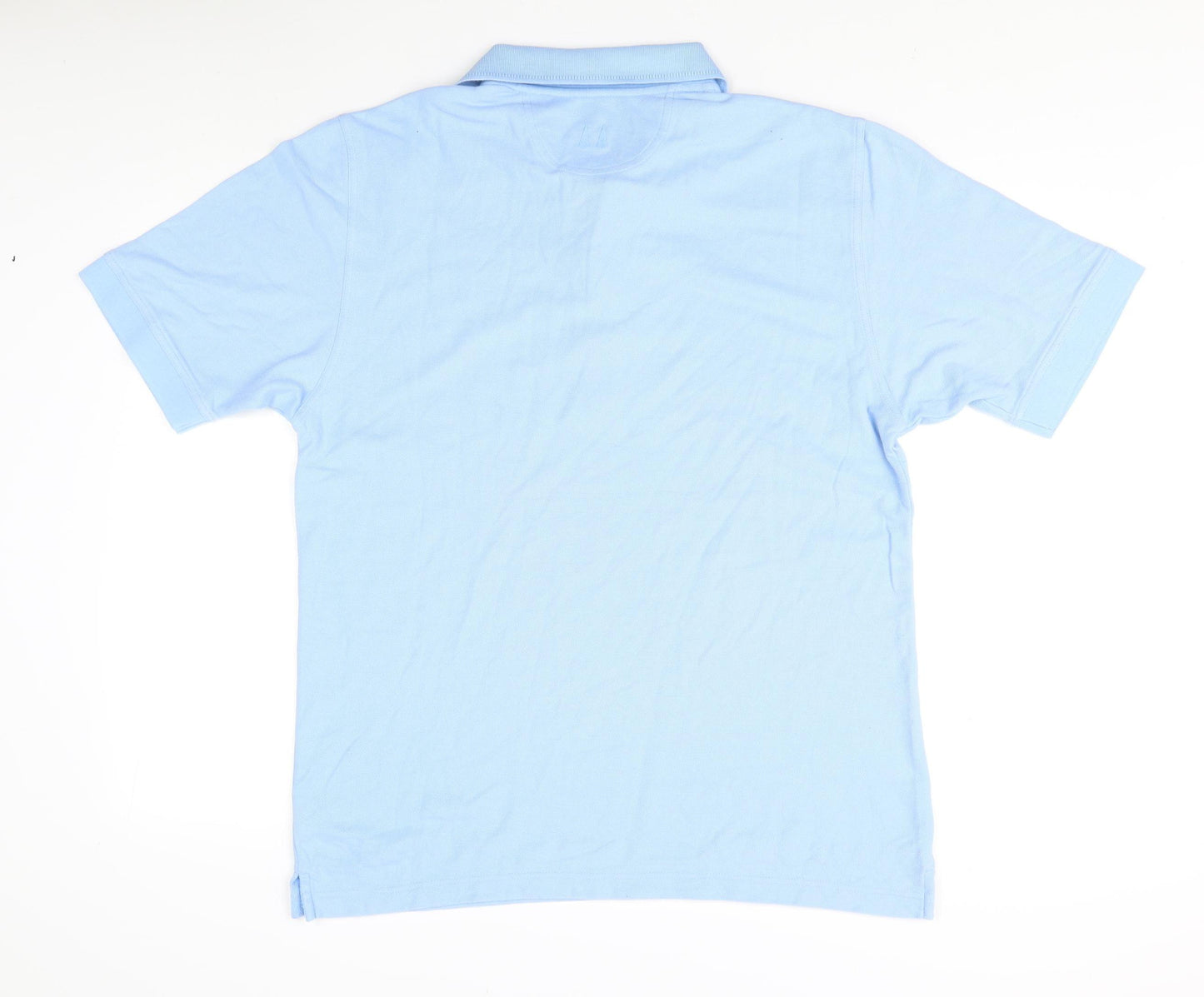 Greg Norman Men's Blue Medium Polo Shirt