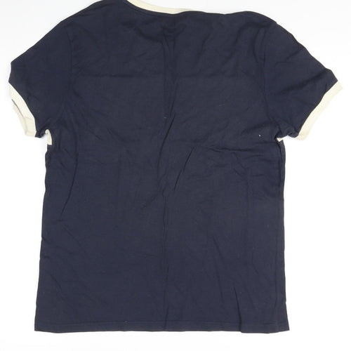 Tommy Hilfiger Men's Blue Beige S T-Shirt