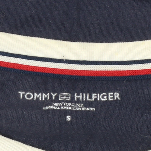Tommy Hilfiger Men's Blue Beige S T-Shirt