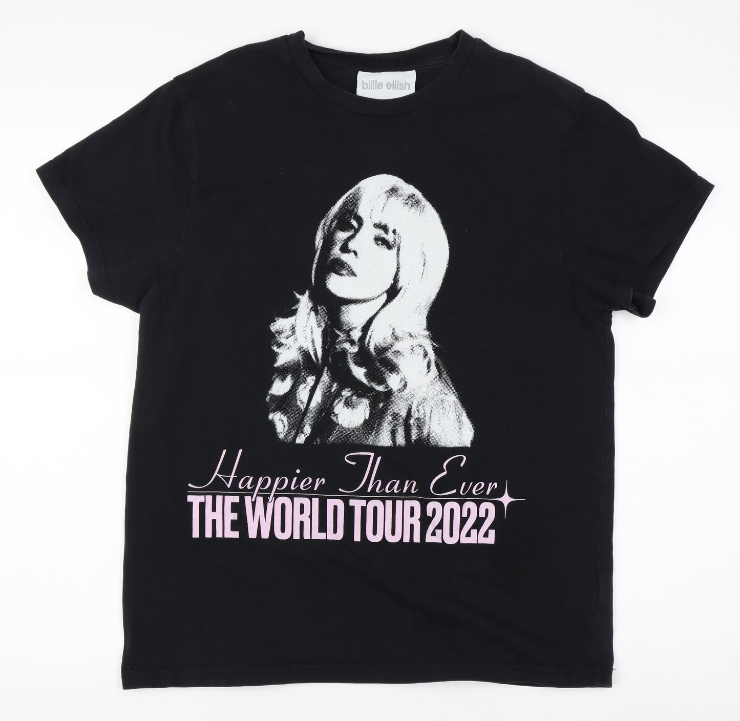 Billie Eilish Unisex Black S Music Tour T-Shirt
