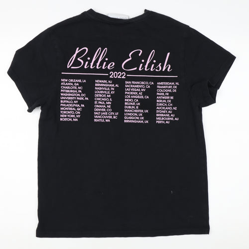 Billie Eilish Unisex Black S Music Tour T-Shirt