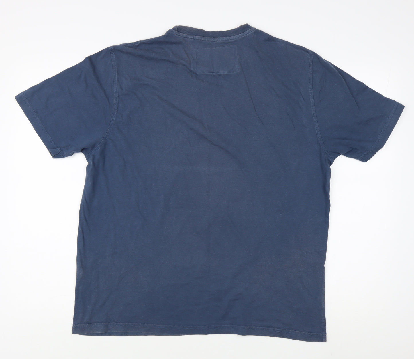 Coca-Cola Men's Blue Graphic T-Shirt, Large, Vintage Style