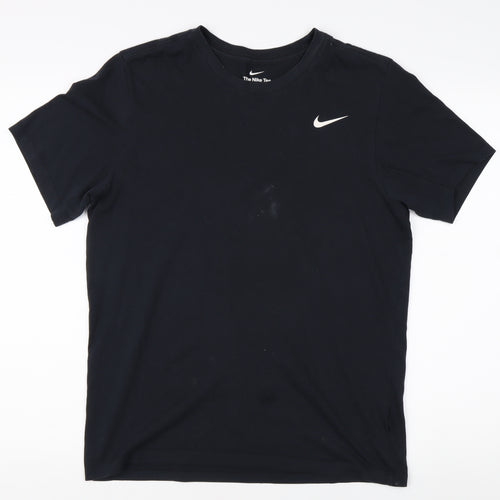 Nike Men's Black Medium Dri-FIT Short Sleeve T-Shirt