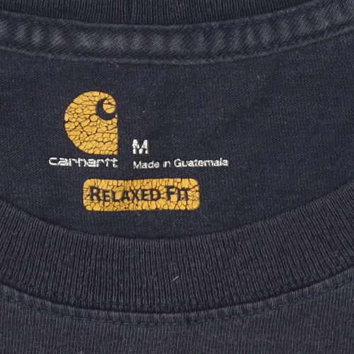 Carhartt Men's Blue M Relaxed Fit Cotton T-Shirt