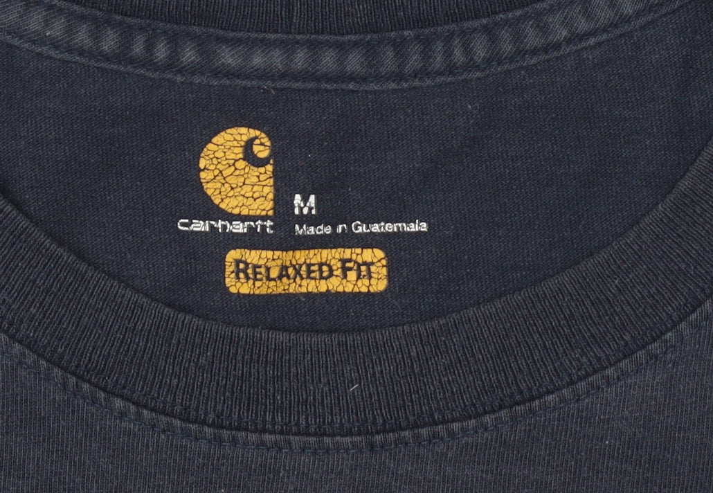 Carhartt Men's Blue M Relaxed Fit Cotton T-Shirt