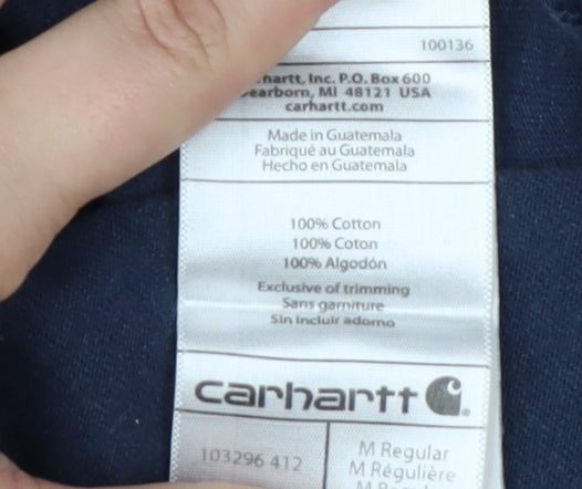 Carhartt Men's Blue M Relaxed Fit Cotton T-Shirt