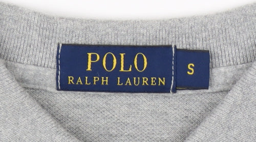 Ralph Lauren Men's Grey Polo Shirt Size S Solid