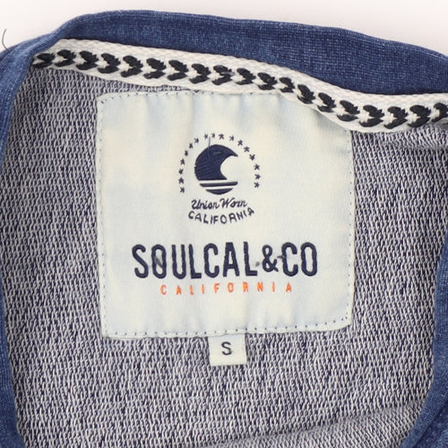 SoulCal Men's Blue Pullover Sweatshirt Size S