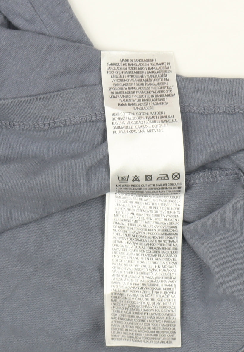 Jack Wills Women's Blue Ringer T-Shirt Size 16