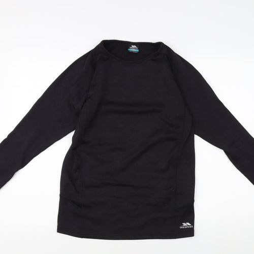 Trespass Unisex Black XS Long Sleeve Active Top