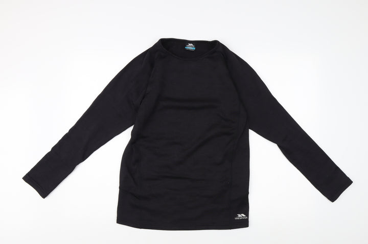 Trespass Unisex Black XS Long Sleeve Active Top