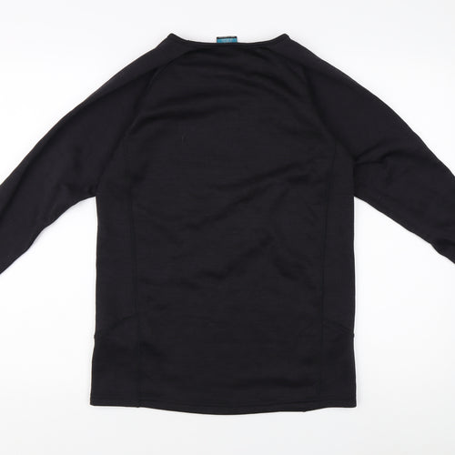 Trespass Unisex Black XS Long Sleeve Active Top