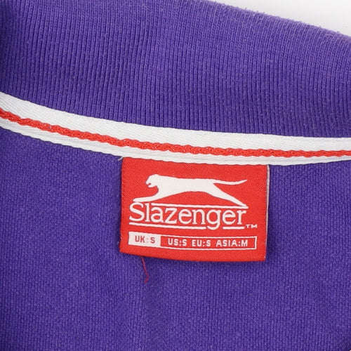 Slazenger Men's Purple Polo Shirt S