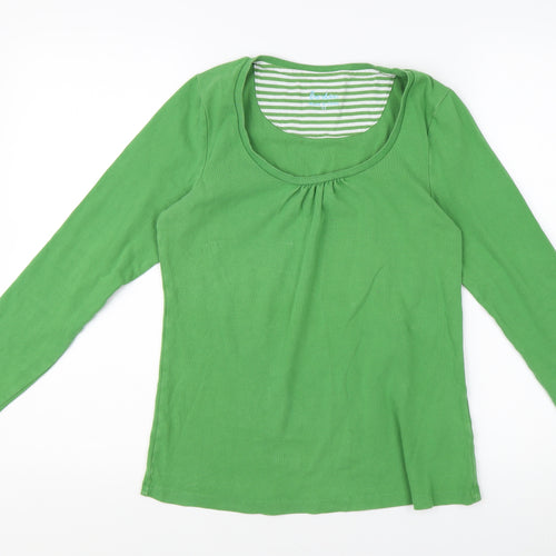 Boden Women's Green Long Sleeve T-Shirt Size 14