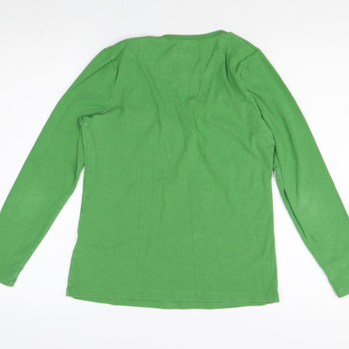Boden Women's Green Long Sleeve T-Shirt Size 14