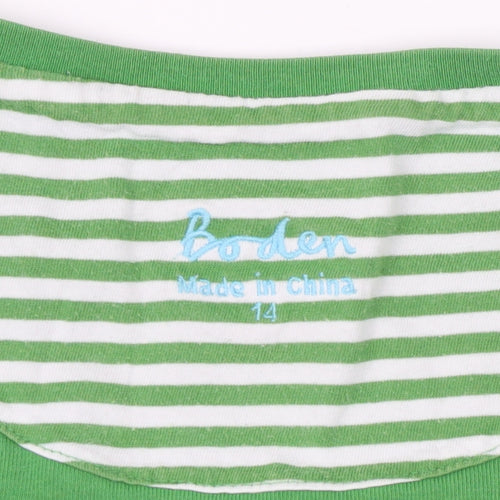Boden Women's Green Long Sleeve T-Shirt Size 14