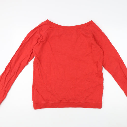 Luperdry Unisex Red Medium Logo Sweatshirt