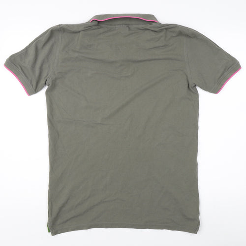 Paul Smith Men's Green Polo Shirt Size S