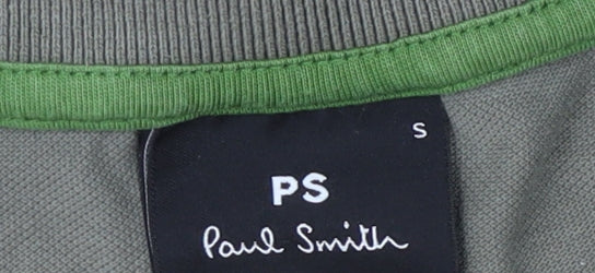 Paul Smith Men's Green Polo Shirt Size S