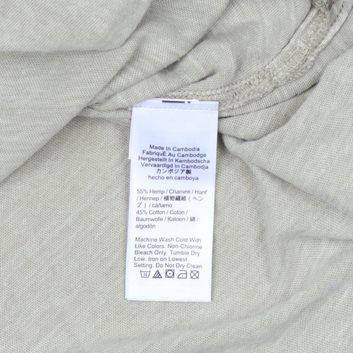 J.Crew Men's Beige Polo Shirt L Relaxed Fit
