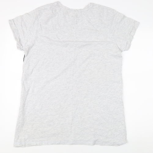 Disney Unisex Grey Mickey Mouse T-Shirt S Casual