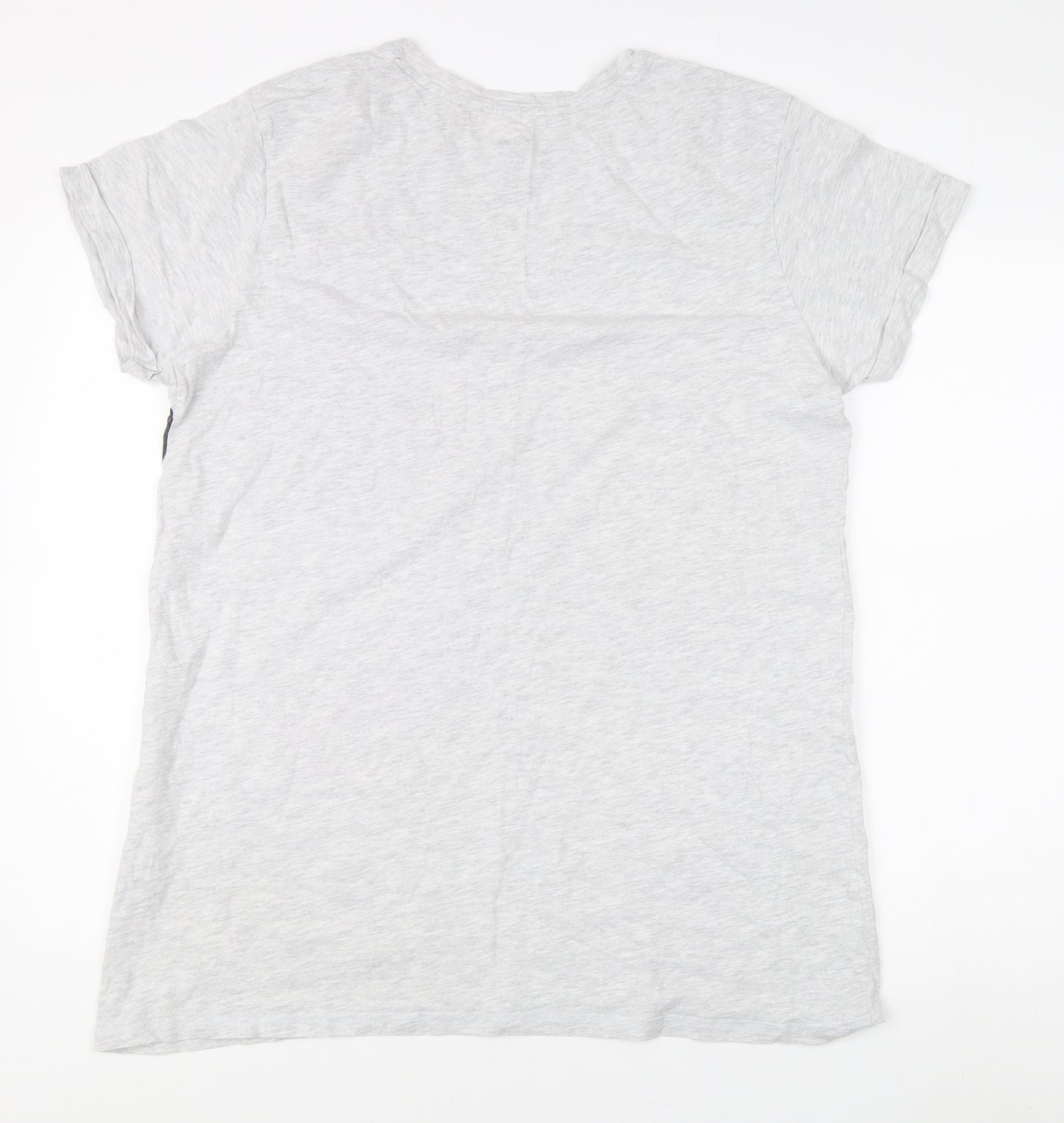 Disney Unisex Grey Mickey Mouse T-Shirt S Casual
