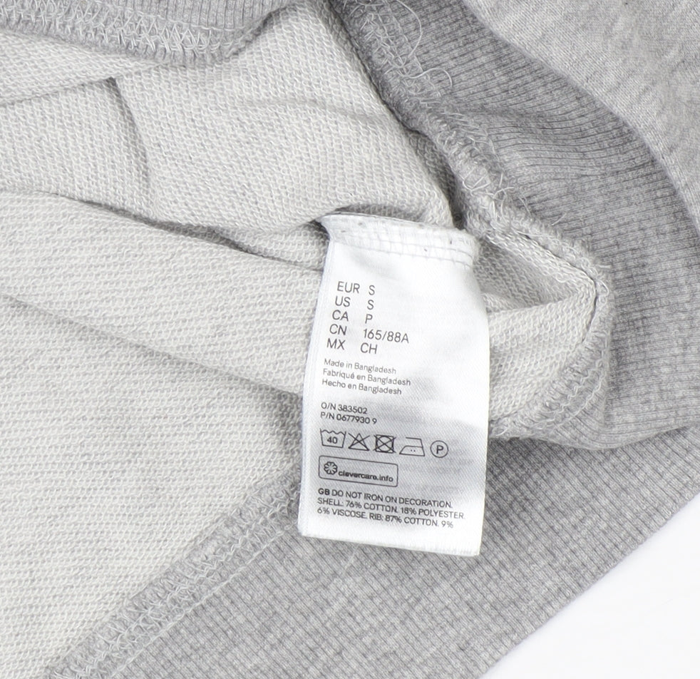 Men's Grey Sweatshirt NASA Logo Small