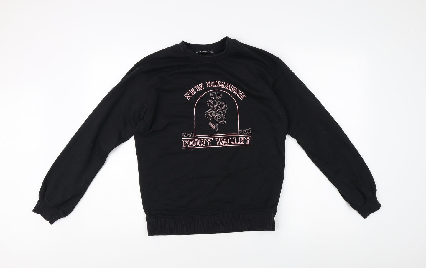 Threadbare Women's Black Pullover Sweatshirt Size 6