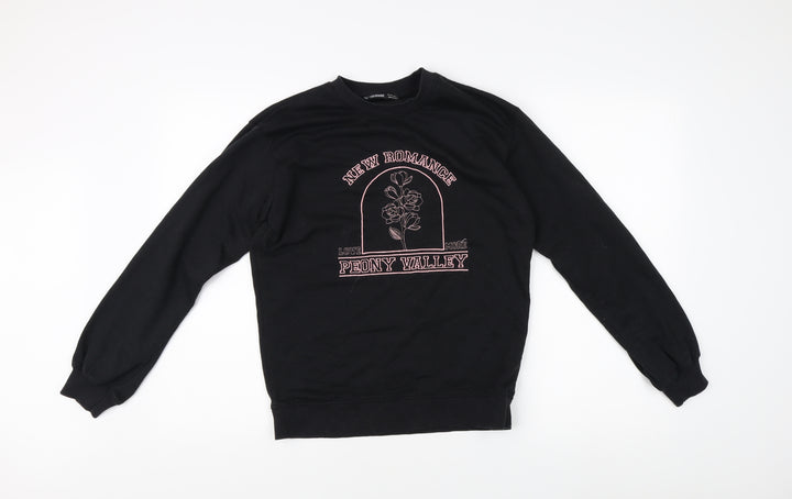 Threadbare Women's Black Pullover Sweatshirt Size 6