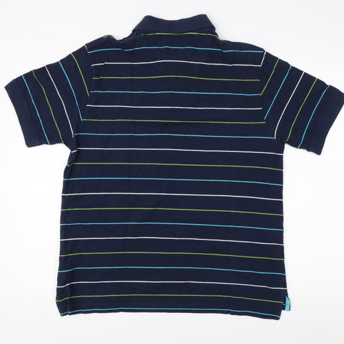 Pierre Cardin Men’s Blue Striped Polo Shirt L