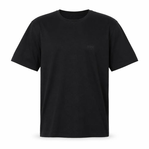 Hugo Boss Men's Black Cotton Logo T-Shirt M