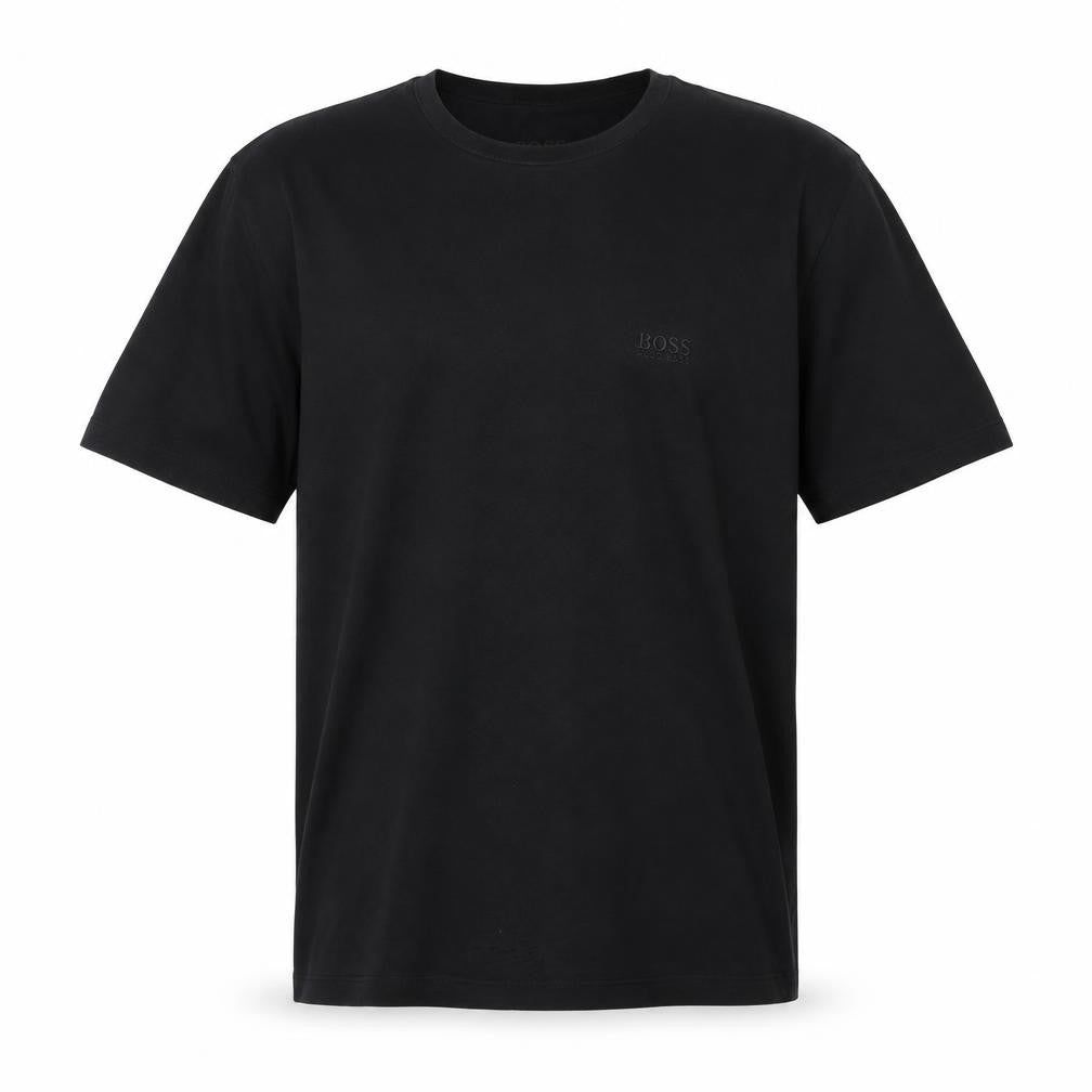 Hugo Boss Men's Black Cotton Logo T-Shirt M